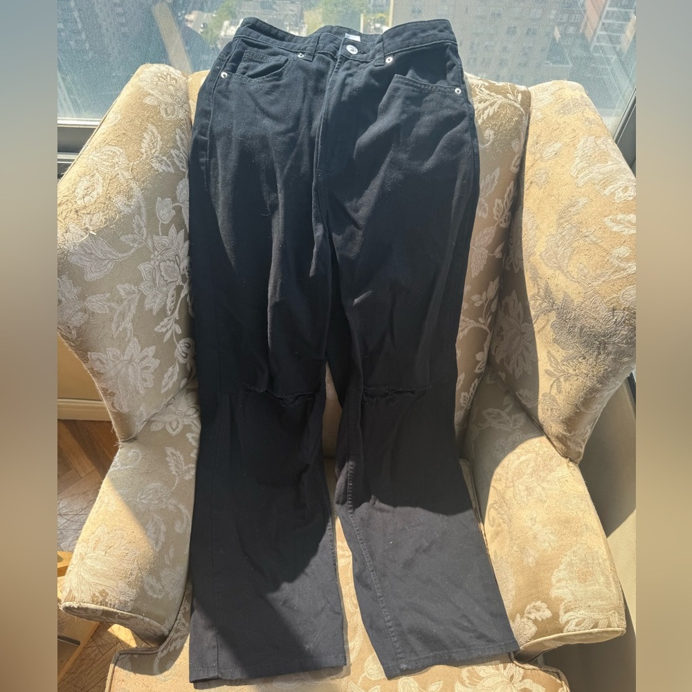 H&M Black Flare & Wide Leg Jeans